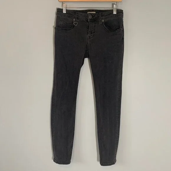 Burberry Brit Westbourne‎ black skinny stretch ankle denim jeans pants - Picture 2 of 12
